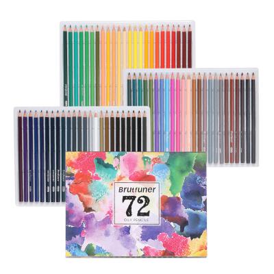 China Oily Colored Painting 72 Color Student Drawing Set EN71-1/2/3 Certification Pencil Set for sale