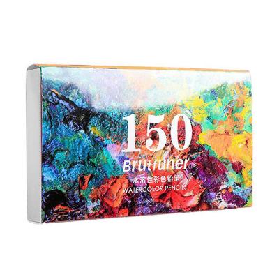 China Water Color Paint Pencil Set Brutfuner 150 Colors Non-Toxic Children EN71-1/2/3 Art Gift Set for sale