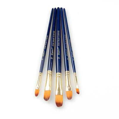 China Watercolor Painting Professional Round Art Brush Artist Painting Paint Nylon Customized Brush Set for sale