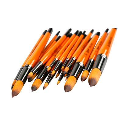 China Watercolor Quality Paint OEM Supplies Nylon Hair Art Paint Brush Set Art Paint Brush Small Acrylic for sale