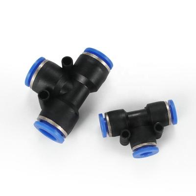 China Pneumatic System Reducing Fittings Plastic Connector 4-16mm OD Hose Push In Quick Connector Air Fitting Tubing For Pneumatic Air Tube for sale