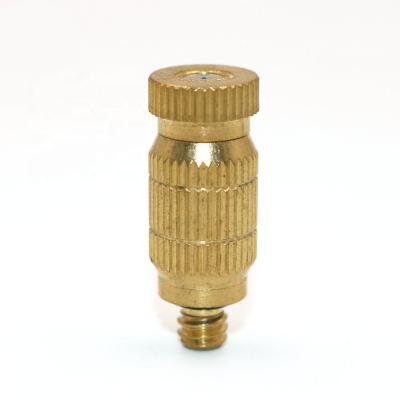 China High Quality High Pressure Brass Nozzle Cooling Fog Mist Fogging Jet Head 10/24 Male Threaded 0.15/0.2/0.3/0.4/0.5mm for sale