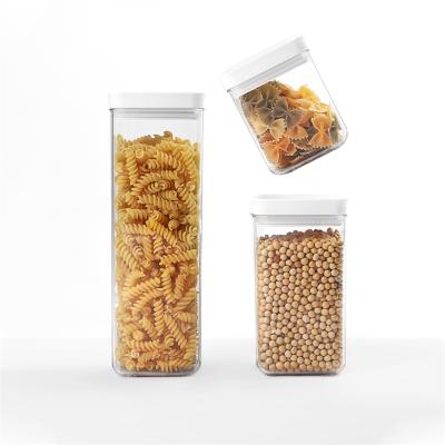 China Customized Sustainable Good Quality Household Clear Wide Mouth Spices Plastic Jar For Food Packaging for sale