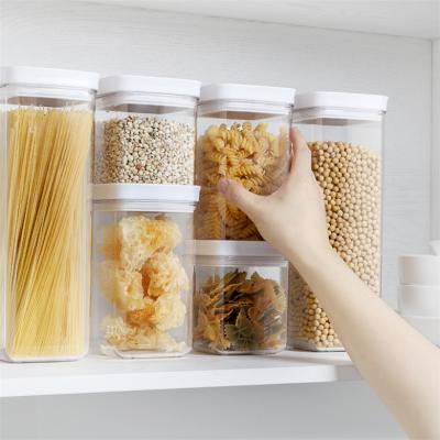 China Factory New Product Sustainable 6oz Household Food Storage Plastic Food Sweet Jars With Lid for sale