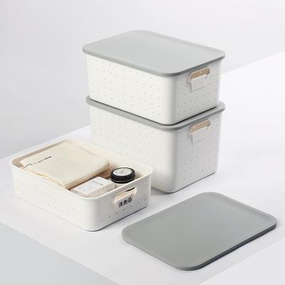 China Viable Hot Sale Bedroom Storage Box Transparent Plastic Book With Lid for sale