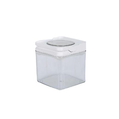 China Food Grade Transparent Airtight Refrigerator Storage Box Viable Trending Round Products Storage Tank for sale