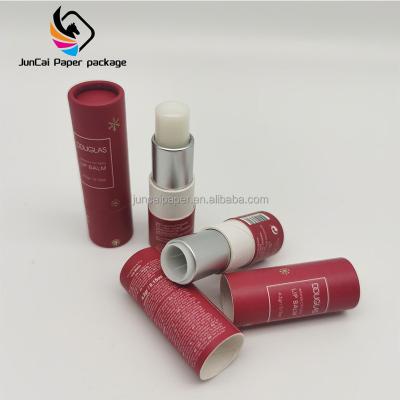 China Free Sample 0.3oz 0.5oz 0.8oz Materials Free Sample 0.3oz 0.5oz 0.8oz Recycled Biodegradable Shimmer Paper Lipstick Tubes With Logo And Custom Box for sale