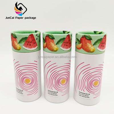 China Manufacturer Supply High Quality Custom Lip Balm Air Freshener Packaging Recyclable Lift Up Paper Tube for sale