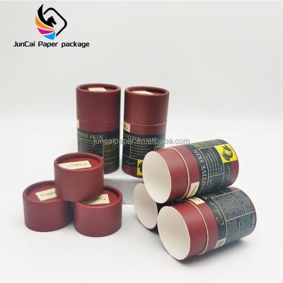 China Custom Eco Friendly Logo Kraft Recyclable Cylinder Lift Up Tubes Cardboard Air Freshener Paper Containers for sale