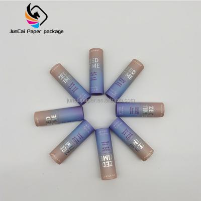 China Recyclable High Quality Eco - Friendly Kraft Paper Deodorant Lip Balm Lipstick Paper Tube Twist Up Tubes for sale