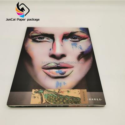 China Recyclable Free Illustration Makeup Eyeshadow Pallette White Paper Eco Friendly Packaging for sale