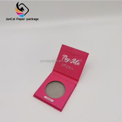 China Free Sample Recyclable Eco Friendly Cosmetics Empty Matte Eyeshadow Palette Custom Paper Box for sale