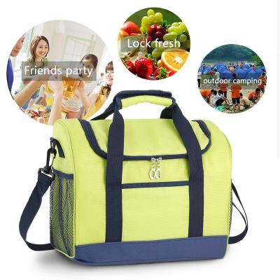 China 16L Lunch Cooler Bag Fridge Bag Insulated Waterproof Thermos For Steak Insulation Thermal Bag Thicken Cool Keep Ice Pack for sale