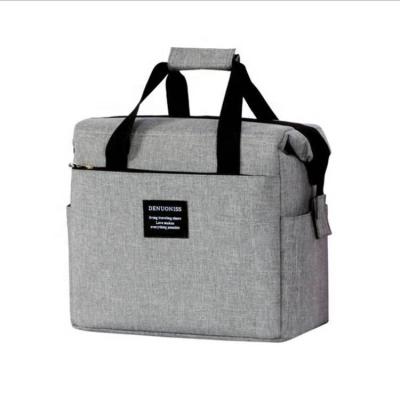 China Custom Soft Insulated Logo Cooler Ice Pack Thermal Shoulder Storage Warmer Bag Insulated Lunch Bag Box for sale