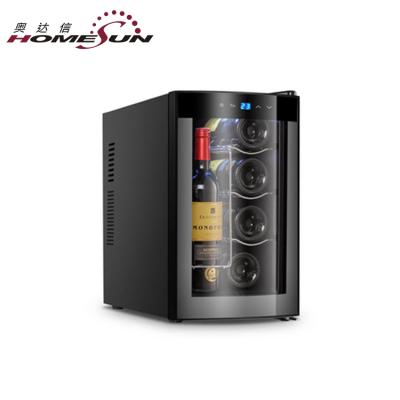 China Single Zone Factory Retro Wine Fridge , Mini Thermoelectric Wine Coolers Wine for sale