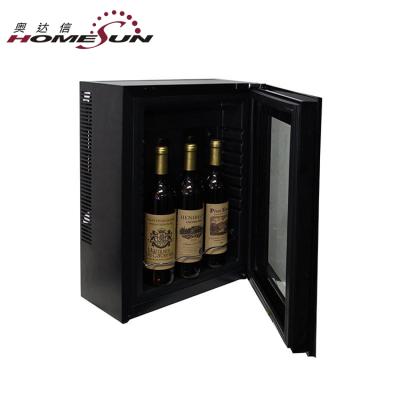 China Soft touch electronic control 4 bottle wine dispensers, commercial wine cooler led logo glass door, wine fridge cabinet with low price for sale