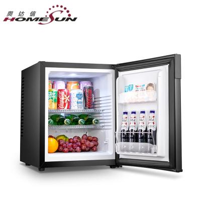 China THERMOELECTRIC 40liters no noise hotel minibar, mini fridge for hotel room with soild door with CE aooroval for sale