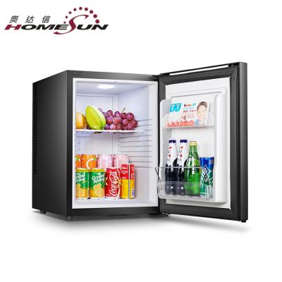 China THERMOELECTRIC Glass Door 50L Silent Electric Hotel Mini Bar / Mini Fridge With Lock With CE for sale