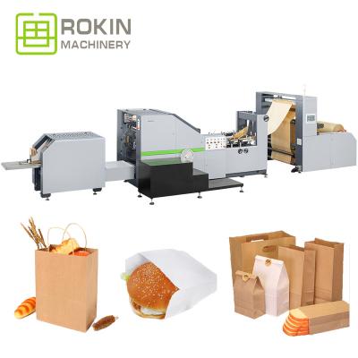 China Top Easy Operating Hotels ROKIN BRAND Paper Bag Making Machine in India for sale