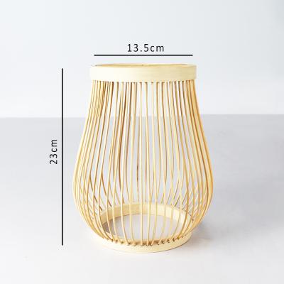 China Handcrafts Style Residential Exquisite Modern Simple Bamboo Design New Arrival Pendant Lamp Shade for sale