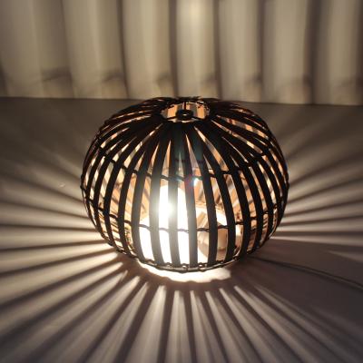 China Antique Antique Bamboo Pendant Lamp Shades for Indoor Decorative Lighting, Braided Bamboo Lamp Covers for sale