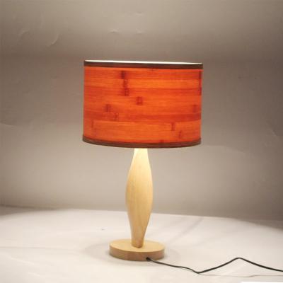 China Low Modern Style Lighting Accessories Wooden Home Decoration Lighting Wood Table Lamp for sale