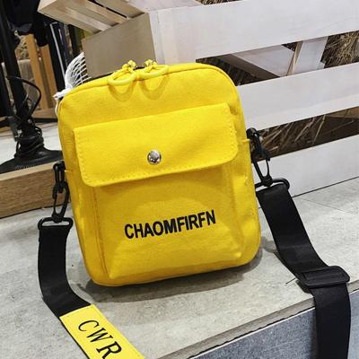 China 2022 Casual Organizer Zipper Crossbody Purses Waterproof Canvas Shoulder Messenger Bags Phone Fanny Pack Women Handbags for sale