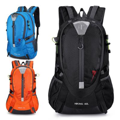 China Multifunctional 40L Purpose Climbing Backpack Waterproof Men Travel Designer Bag Pack Hiking Rucksack Outdoor Camping Unisex Hiking Sport Nylon Bags for sale