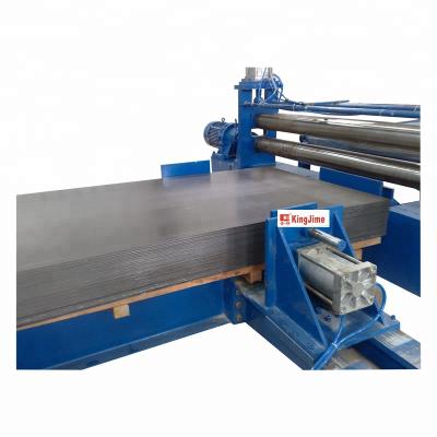 China thick coil cut to length chuck automatic uncoiler coil uncoiler machine automatic slitter KJH25-20X2000 for sale