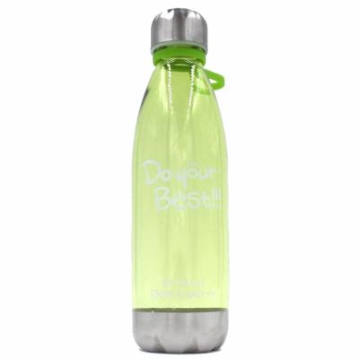 China Portable 650ml Cola Sport Bottle Sustainable Drink Water Bottle Custom Logo Plastic Bottles for sale