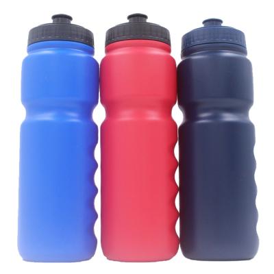 China BPA Free Custom Logo PE Plastic Sustainable Sports Drinking Water Bottle for sale