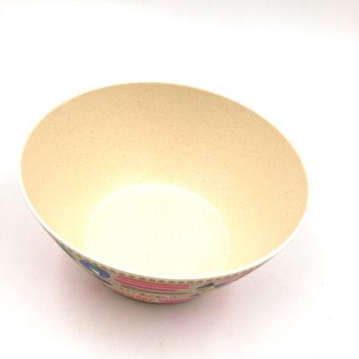 China Disposable Eco - Friendly Bowl , Round Shape Salad Bowl , Bamboo Fiber Bowl for sale