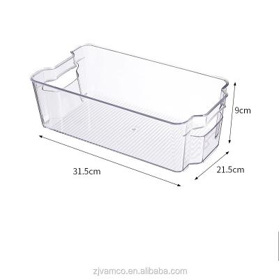 China Refrigerator Organizer Refrigerator Clear Food Traditional BPA Free Stackable Container for sale