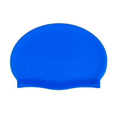 China Durable And Superior Comfort Customize Logo Printing Silicone Adult Swim Cap for sale