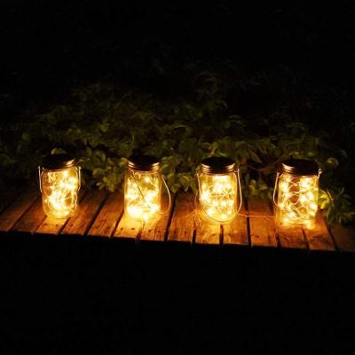 China New Style Copper Wire Christmas Decoration Light Indoor Outdoor Holiday LED String Solar Copper Wire Light for sale