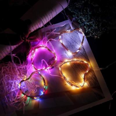 China Copper Wire Light Factory Direct Sales Button Type Led Mini Copper Wire String Lights Part for sale