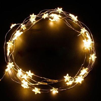 China Copperwire Best New LED Fairy Lights Holiday Delivery Star Copperwire String Lights for sale