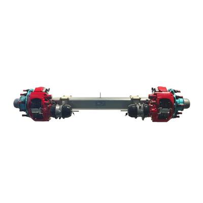 China Front Axle Support American Type Outboard Trailer Axles Rear Truck Trailer Parts 10t 11.5t 13t 16t 20t for sale