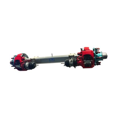 China Trailer Parts 10t 11.5t 13t 16t 20t American Type American Kind Axle Drum Steering Brake Trailer Outer Rear Axle for sale