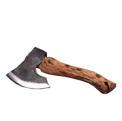 China Viking Ax 45 High Carbon Steel Outdoor Survival OT 10 With Etching On Blade Outdoor Tactical Ax Handle Hatchet OEM/ODM Wood Wholesale for sale