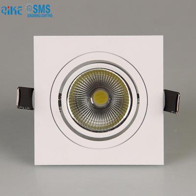 China Popular design dimmable cob down light LED square/round design 15W for hotel for sale