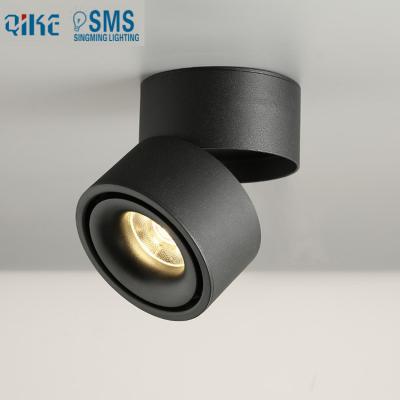 China 360 degree rotated track light cob 12w led track light Jewelry Cloth Shop Light for sale