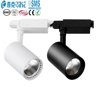 China wholesale adjustable beam angle 100lm/w high lumen black/white color 10w led track light for sale