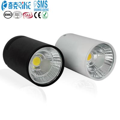 China 15W COB Led Downlight Cylinder Down Light Surface Mount Indoor Can LED Ceiling Lamp for sale