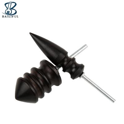 China Blackwood Multi Functional High Quality Wood Moulder Craft Leather Edge Polishing Edge Burnisher Tools for sale