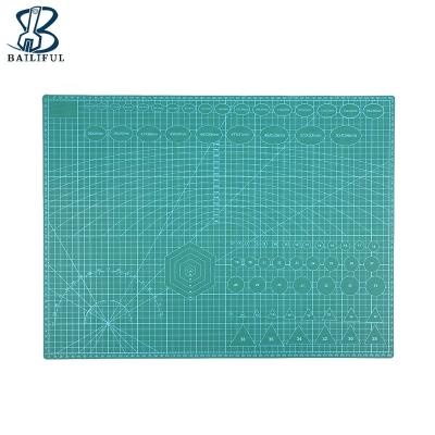 China Wholesale A2 Leather Working PVC Cutting Mat Double Side Self Healing Grid Lines 60*42cm Flexible Plotter Cutting Mat for sale