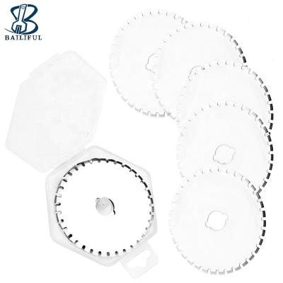 China Slip Open DIY Blades For Fabric Rotary Cutter Working Tools 45mm Leather Rotary Cutter Blades for sale