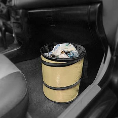 China Car Luxury Auto Portable Collapsible Large Trash Can Car Garbage Waterproof Waste Container for sale