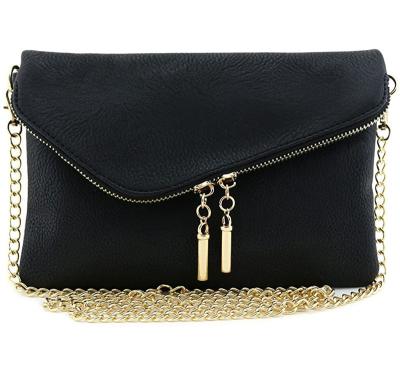 China PVC Wrap Bracelet Clutch Cross - Body Bag With Chain Strap for sale