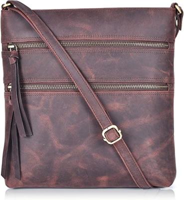 China Crossover GENUINE LEATHER Genuine Leather Bags For Women Cross - Long Slim Body Slings For Women for sale